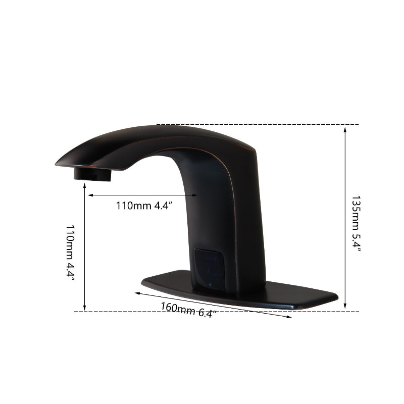 Solid Brass Automatic Touch-Free Infrared Sensor Faucet