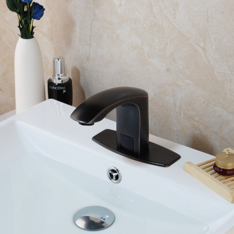 Solid Brass Automatic Touch-Free Infrared Sensor Faucet