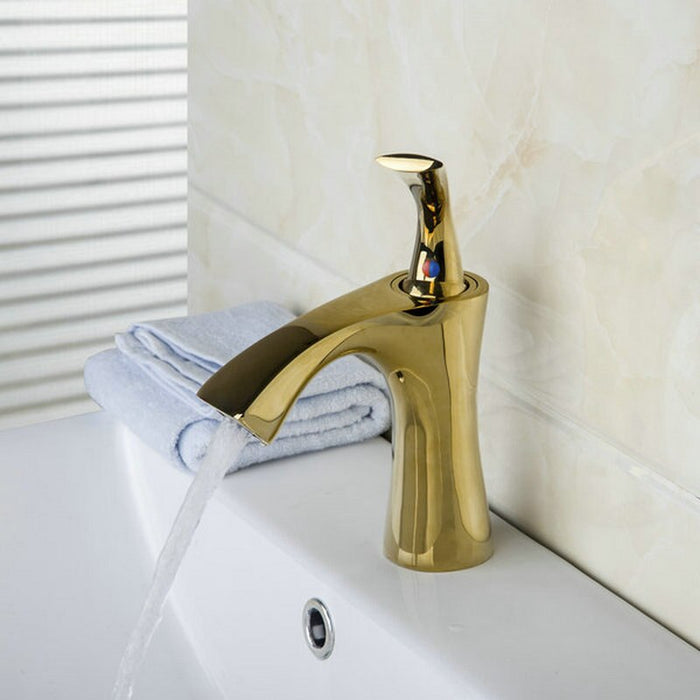 Brass Polished Golden Faucet