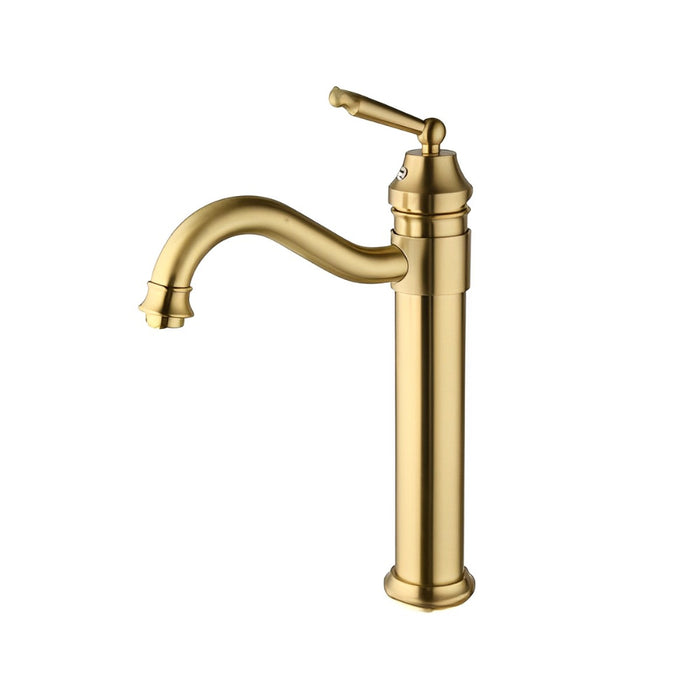 Antique Bronze Bamboo Design Counter Top Basin Mixer Faucet