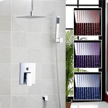 8 Inch Ceiling Mounted Rain Shower Faucet Set