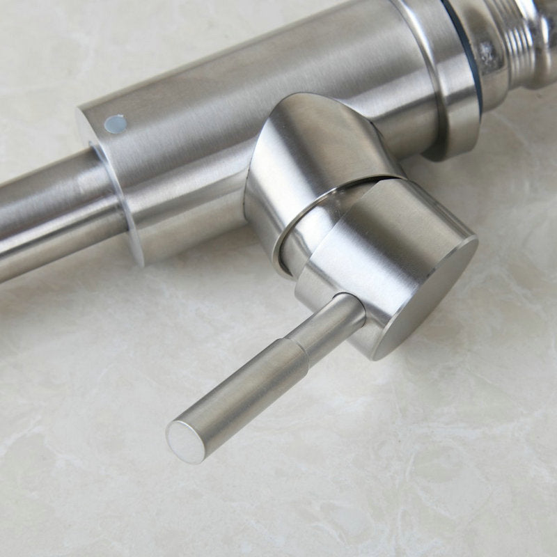 Stainless Steel Deck Mount Kitchen Faucets