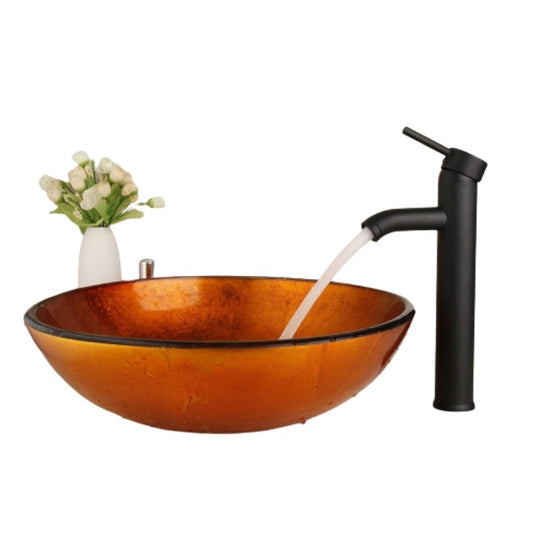 Hand-Paint Lavatory Combine Wash Basin Sink