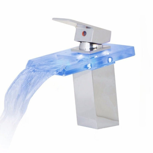 Chrome Water Faucet LED Bathroom Basin Sink Mixer Tap