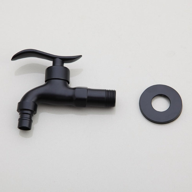 Matte Black Bathroom And Garden Tap