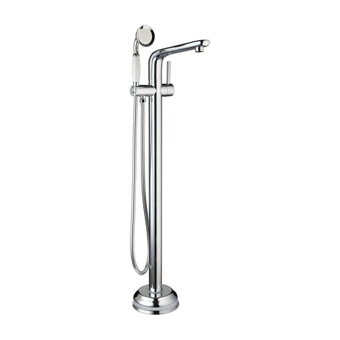 Bathroom Shower Set Chrome Brass Single Handle Bathtub Tap