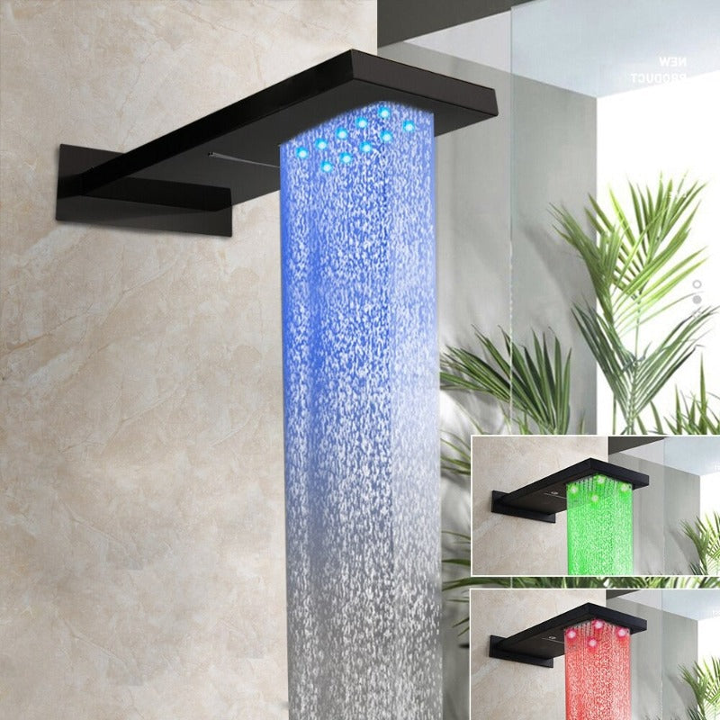 Chrome Rainfall Waterfall Shower Head