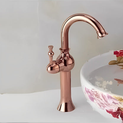 Ceramic Single Handle Swivel 360 Deck Mounted Tap Mixer Faucet