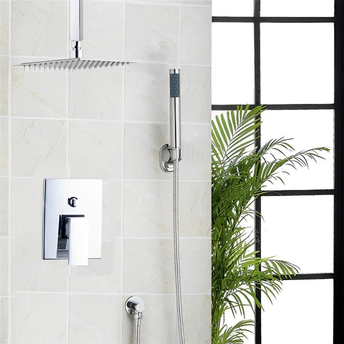 8 Inch Ceiling Mounted Rain Shower Faucet Set