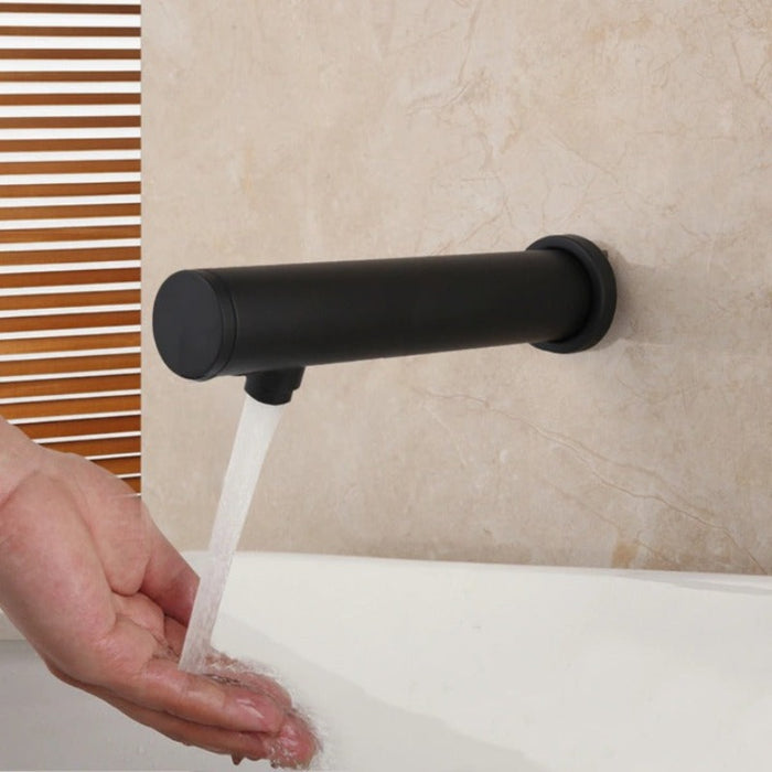 Lavatory Bathroom Wall Mount Automatic Hands-Free Touch Sensor Faucet