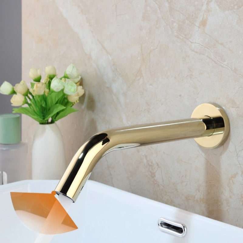 Multicolor Touch Sensor Wall Mount Faucet