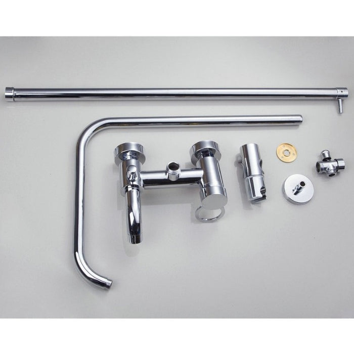 8" Stainless Steel Rainfall Shower Faucet Set