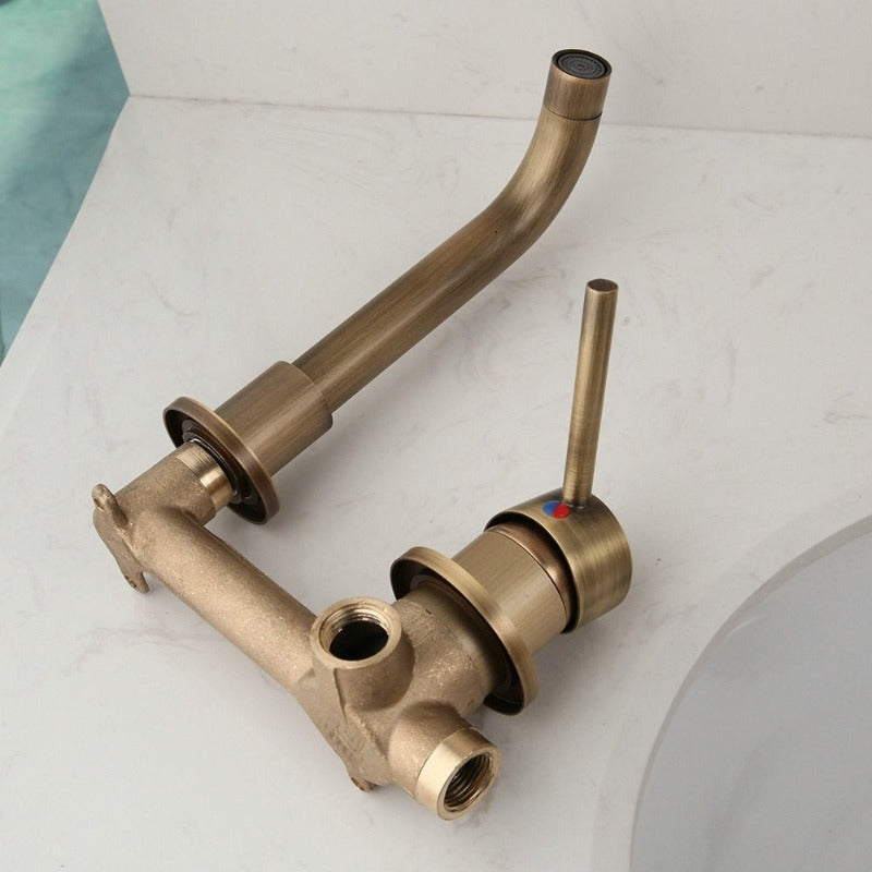 Solid Brass Bathroom Faucet Joint Pipe