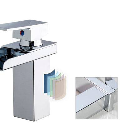 Bathroom Basin Faucet Mixer Waterfall Tap