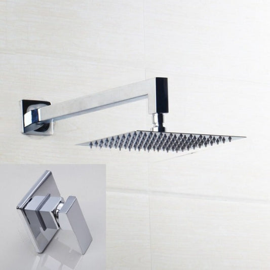 Chrome Brass Wall Mounted Single Handle Shower Set