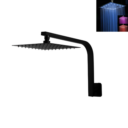 Square Round LED Shower Head And Shower Arm