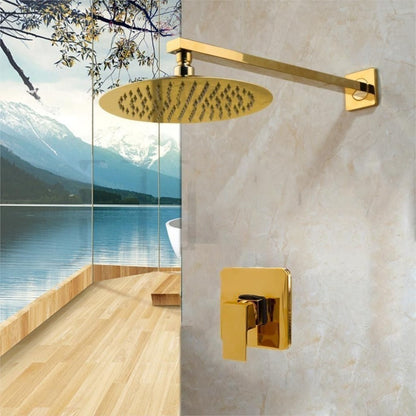 Golden Plated Shower Faucets Set
