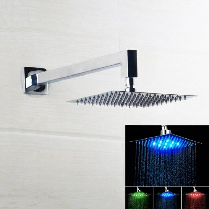 Super-Slim Bathroom Wall Mounted Square Shower Head