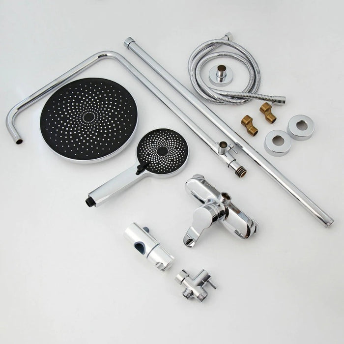 8 Inch Stainless Steel Wall Mounted Rainfall Shower Set