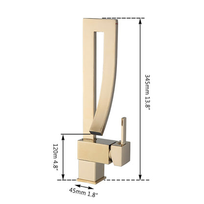 Deck Mounted Bathroom Basin Faucet