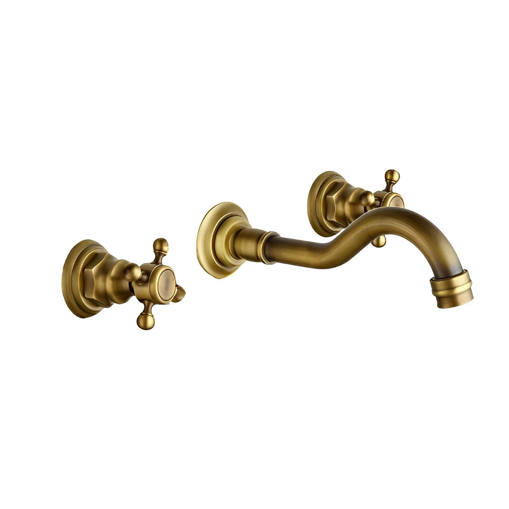 2 Handles Wall Mounted Mixer Tap