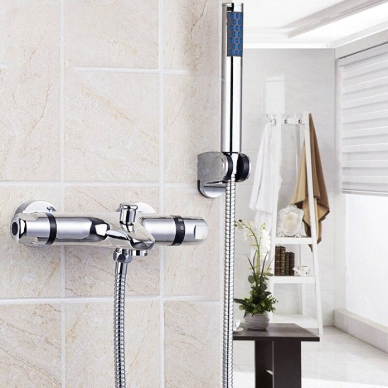 Bathroom Thermostatic Rainfall Shower Set