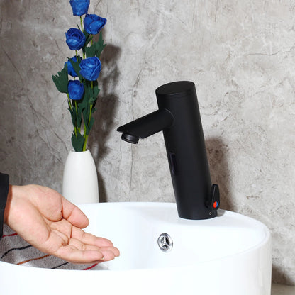Tilted Solid Brass Automatic Sensor Sink Faucet