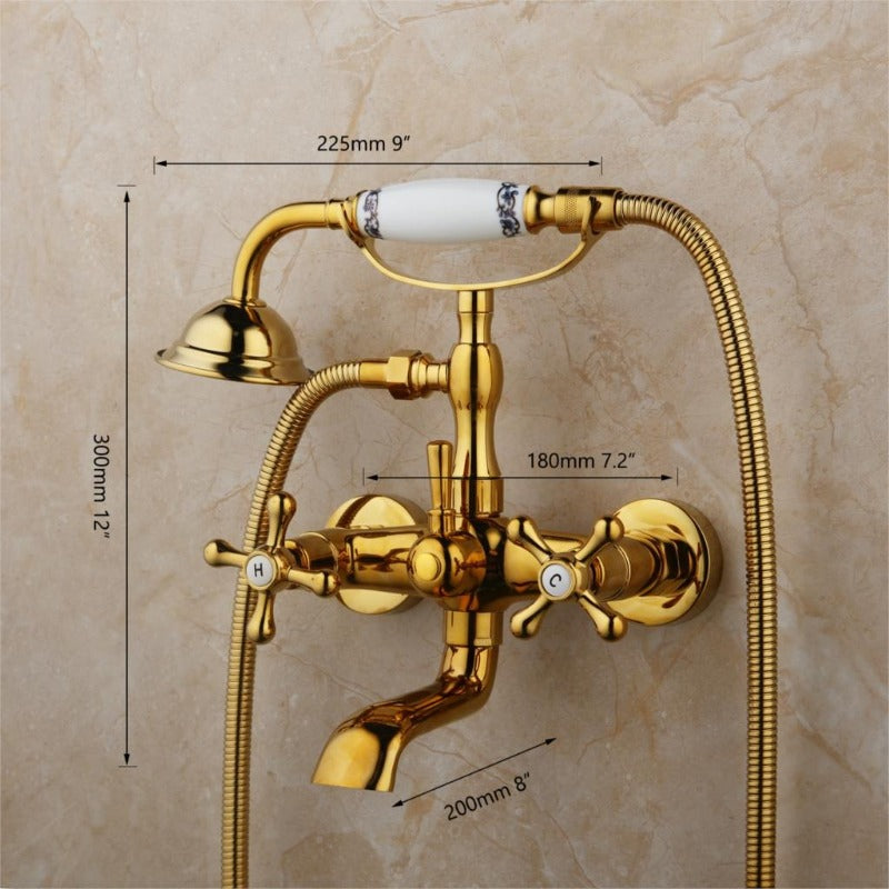 Solid Brass Telephone Shape Bathroom Shower