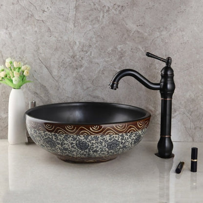 Ceramics Hand-Painted Bathroom Sink Set