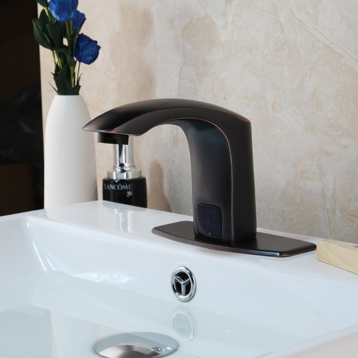 Solid Brass Automatic Touch-Free Infrared Sensor Faucet