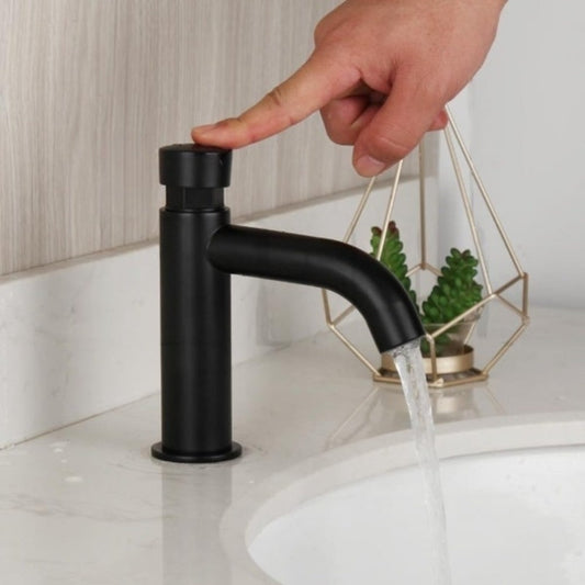 Chrome Basin Mixer Tap Quick Opening Faucet
