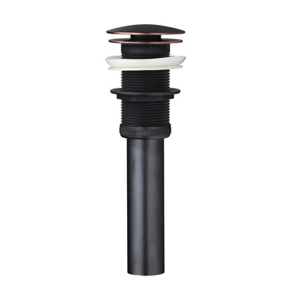 Brush Style Sink Container Without Overflow Pop Up Drain
