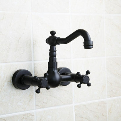 Wall Mount Spout Mixer Basin Faucet Tap