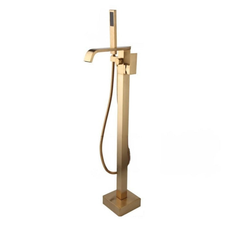 Floor Mounted Bathtub Faucet Shower Set