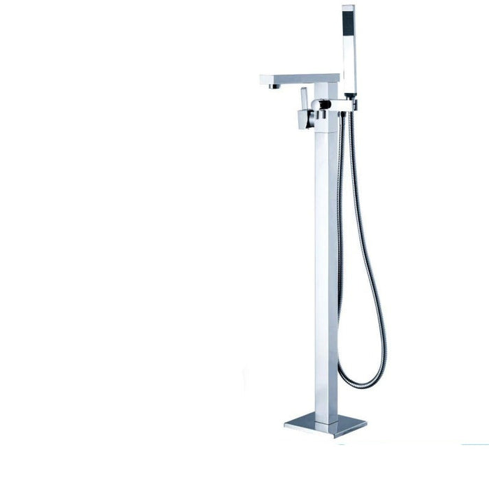 Floor Stand Handheld Standing Shower Faucet Set