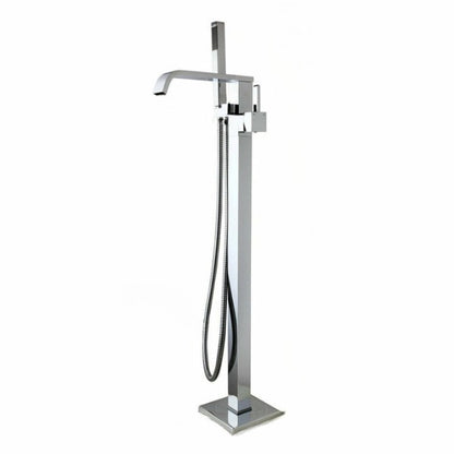 Floor Stand Handheld Standing Shower Faucet Set