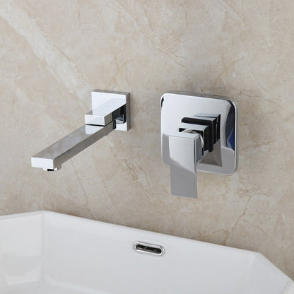 Wall Mounted Solid Brass Bathroom Bathtub Faucet