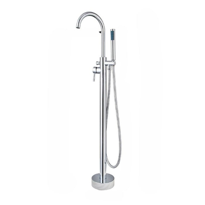 Solid Brass Chrome Nickel Floor Standing Shower Faucet