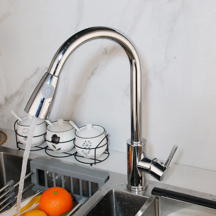 Two Ways Spray Pull Out Kitchen Sink Faucet