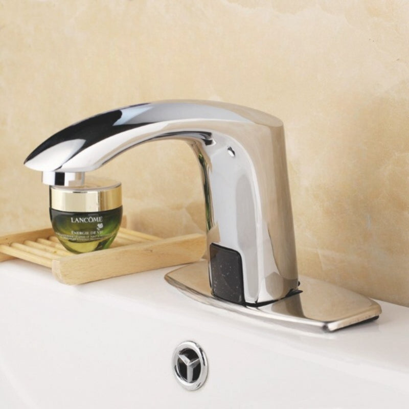 Solid Brass Automatic Touch-Free Infrared Sensor Faucet