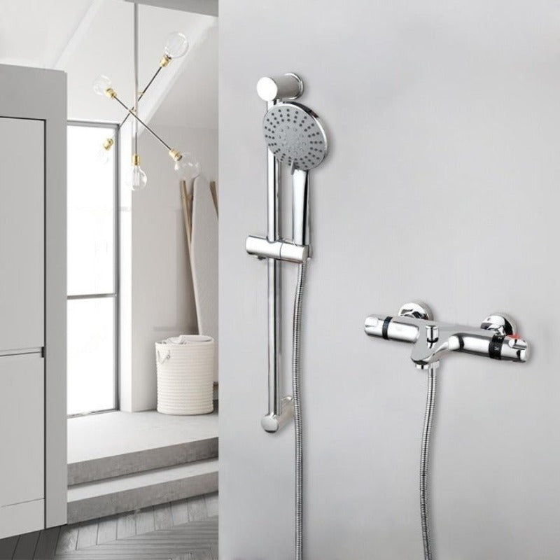 Bathroom Wall Mounted Thermostatic Shower Set