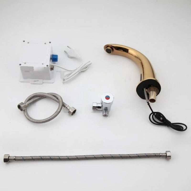 Automatic Sensor Golden Plated Basin Faucet
