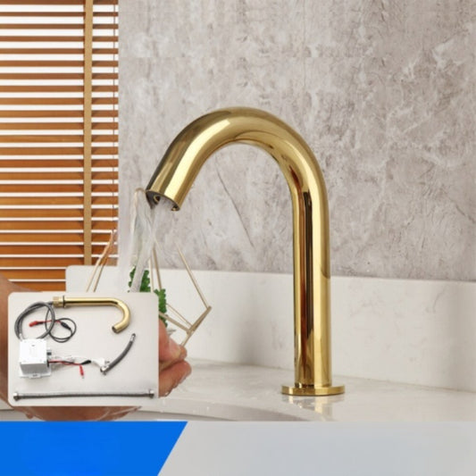 Gold Polished Automatic Touch Sensor Mixer Faucet Tap