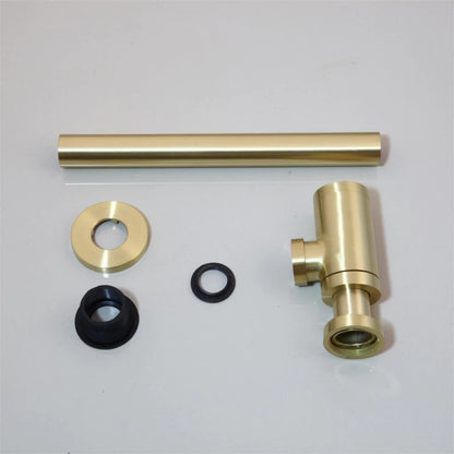 Gold Black Brass Pop-Up Drain And Attachment Sink Accessories