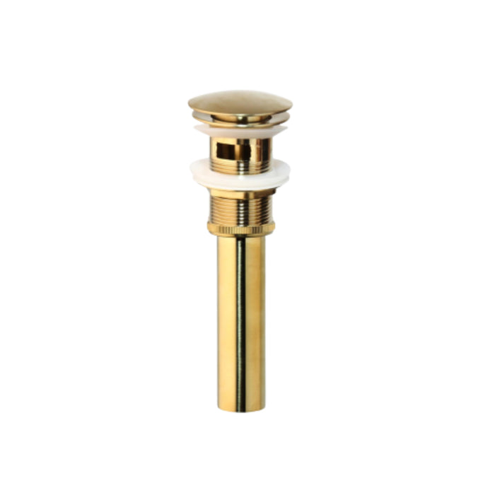 Gold Black Brass Pop-Up Drain And Attachment Sink Accessories
