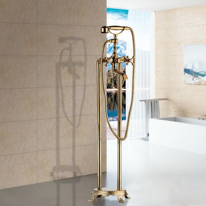 Standing Bathroom Shower Floor Mounted Shower Set