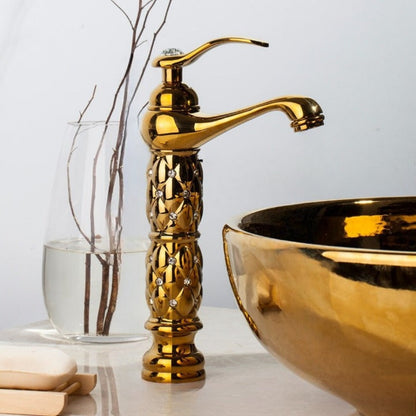 Bathroom Basin Luxury Style Single Handle Deck Mounted Faucet Tap