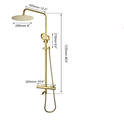 Thermostatic Bathtub Shower Faucet Set