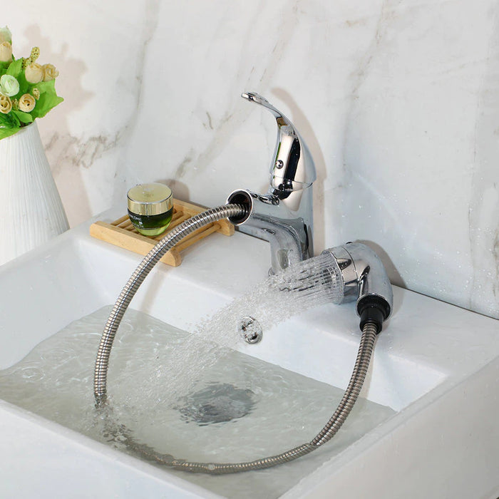 Pull Out Swivel Spray Handle Faucet Mixer Taps