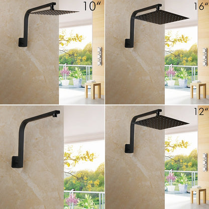 Square Round LED Shower Head And Shower Arm